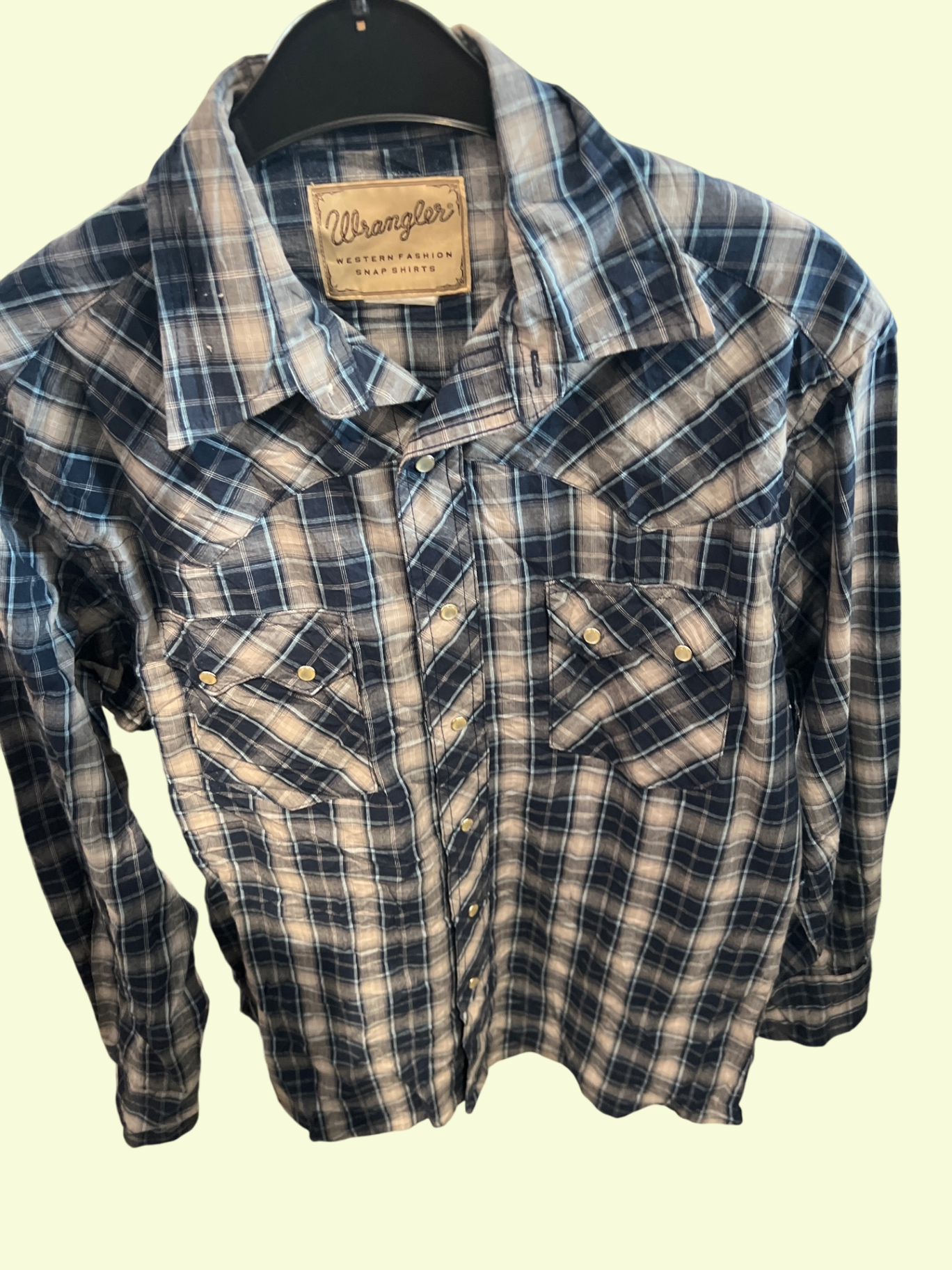 Wrangler Hemd Blau Gr.: M