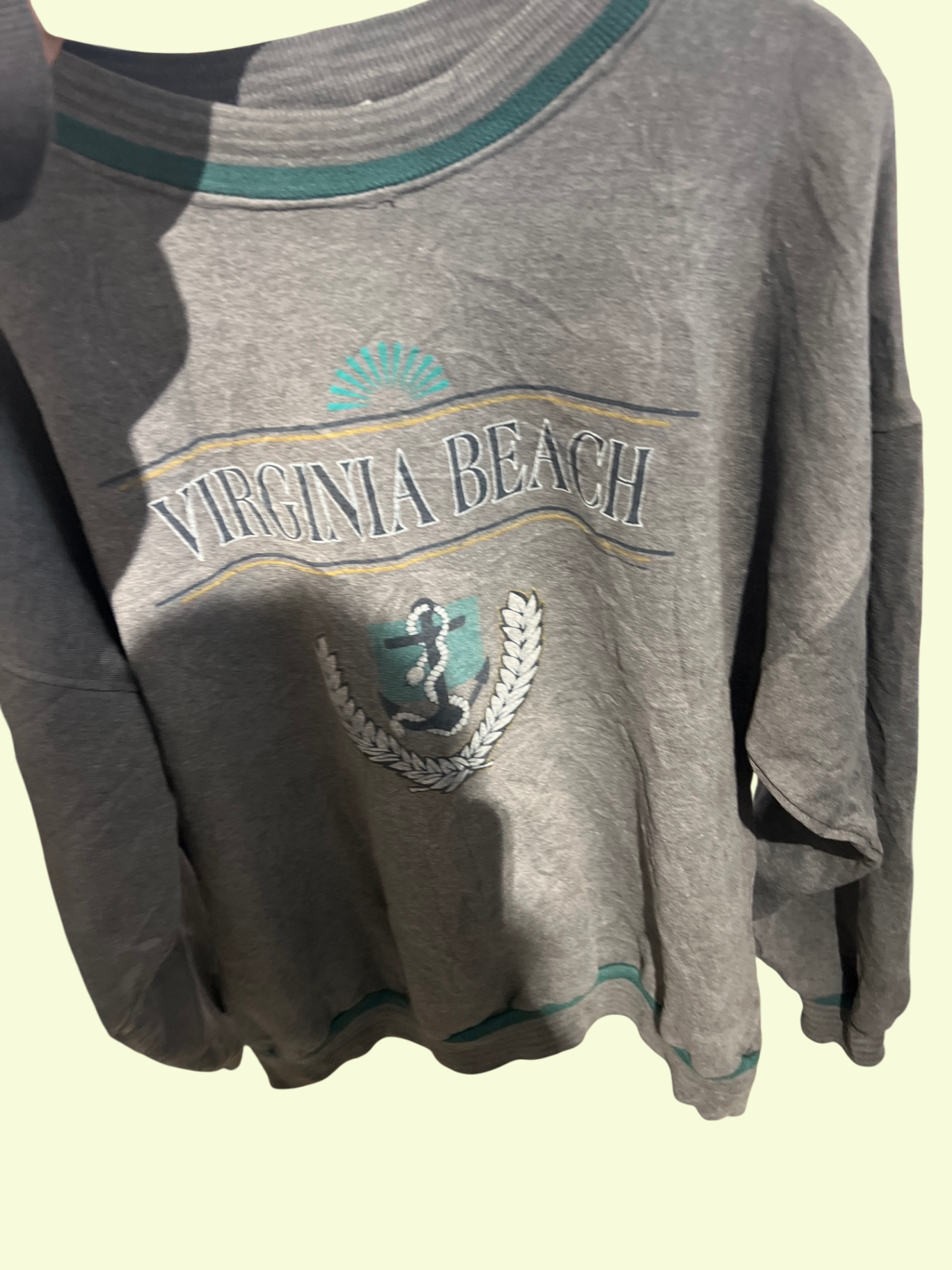 Vintage Pullover Grau Gr.: L