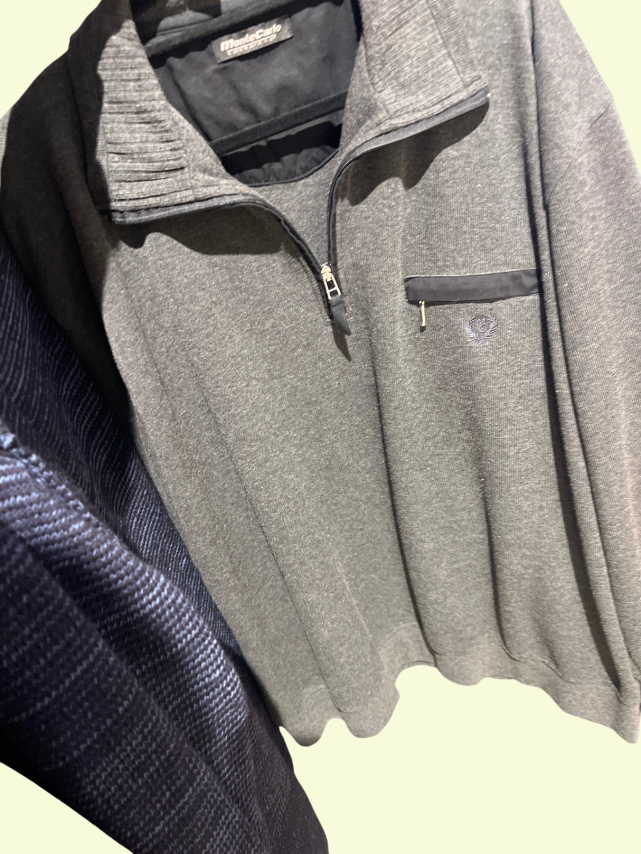 Monte Carlo Pullover Grau Gr.: XXL