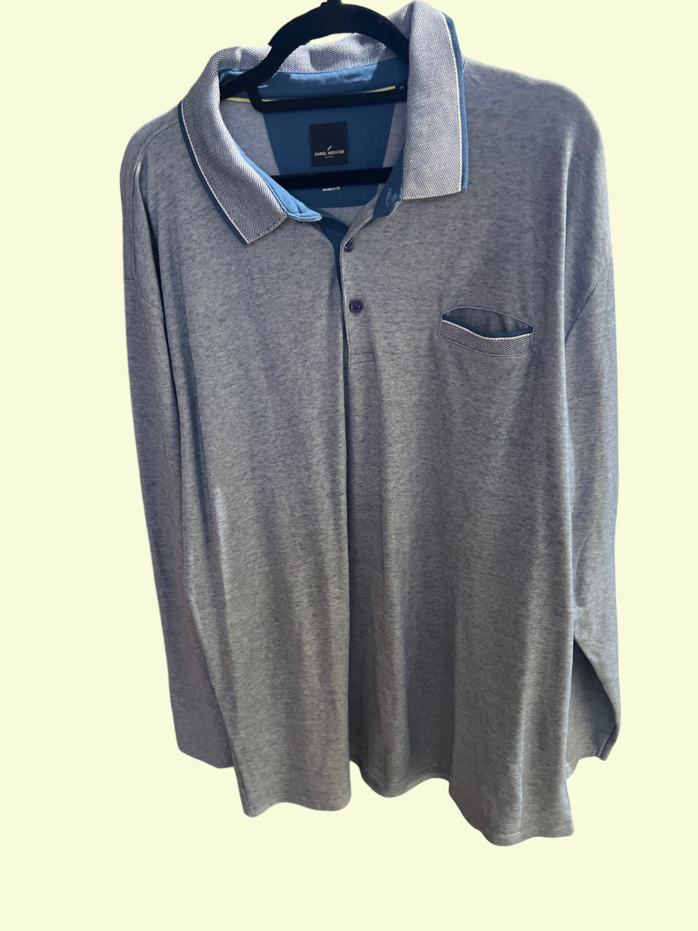 Daniel Hechter Poloshirt Grau Gr.: 4XL