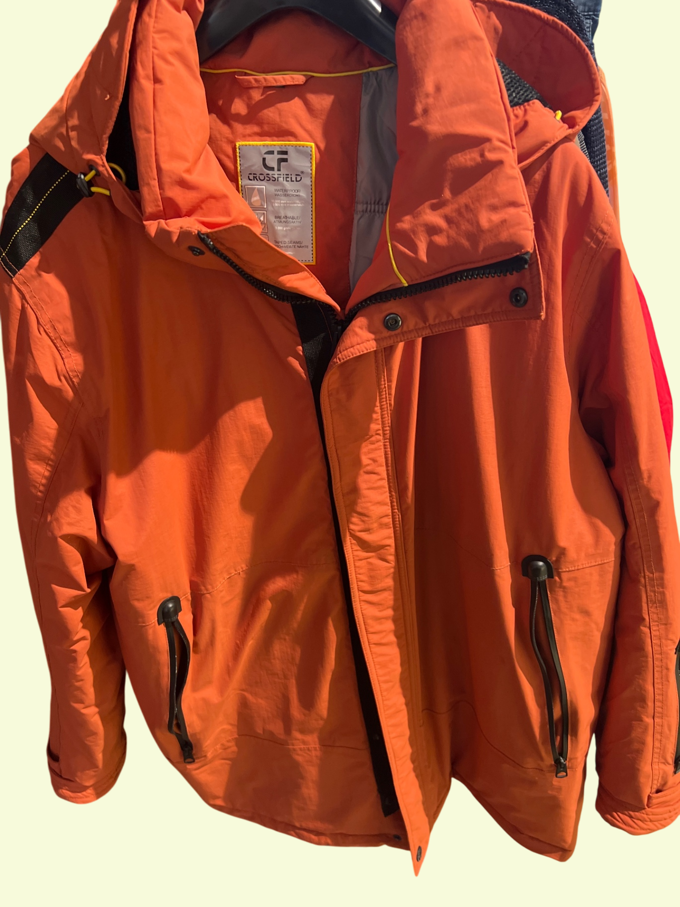 Crossfield Regenjacke Orange NEU-NP:90€ Gr.: 60
