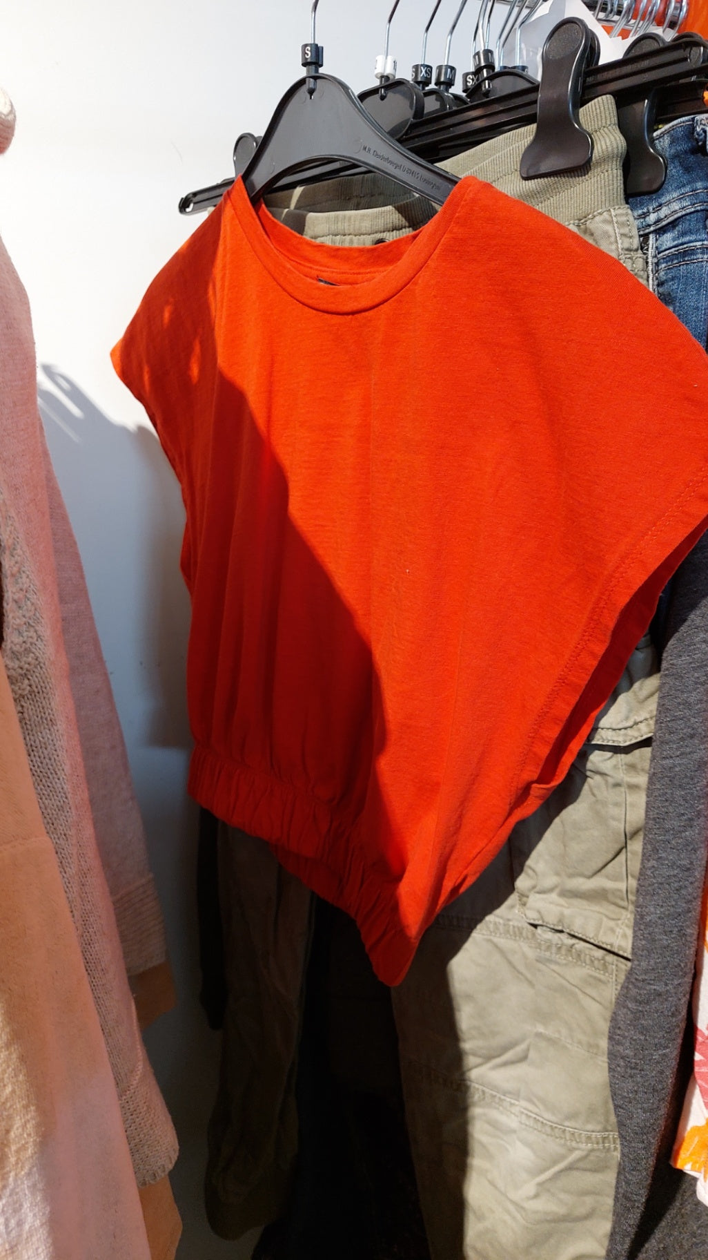 Zara T-Shirt Rot Gr.: S