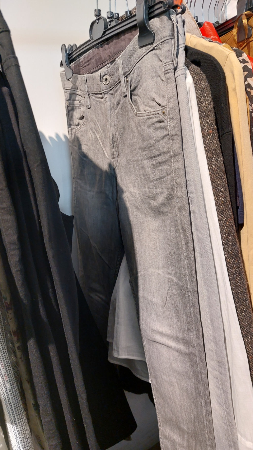 H&M Jeans Grau Gr.: S
