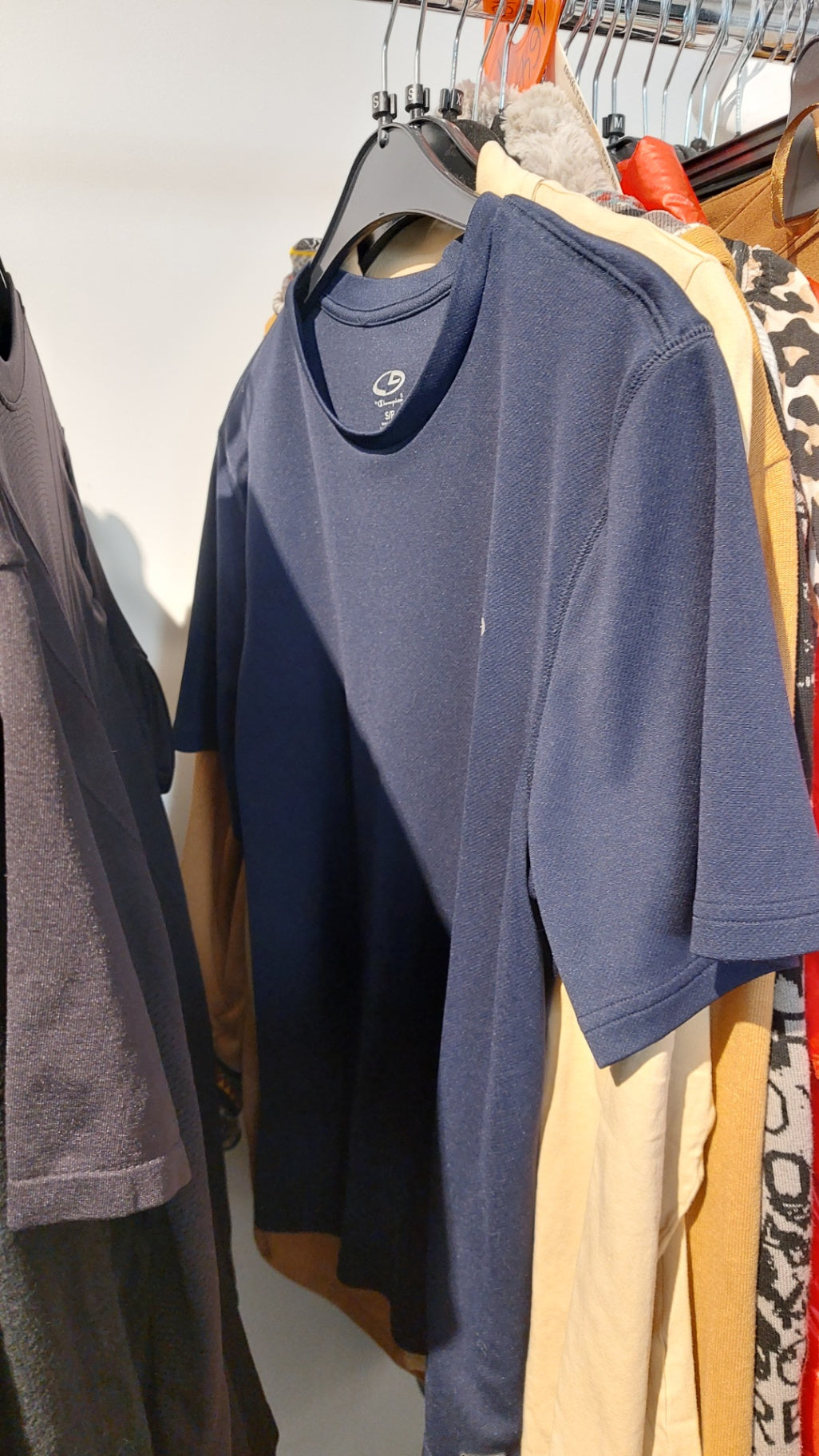 Champion T-Shirt Blau Gr.: S