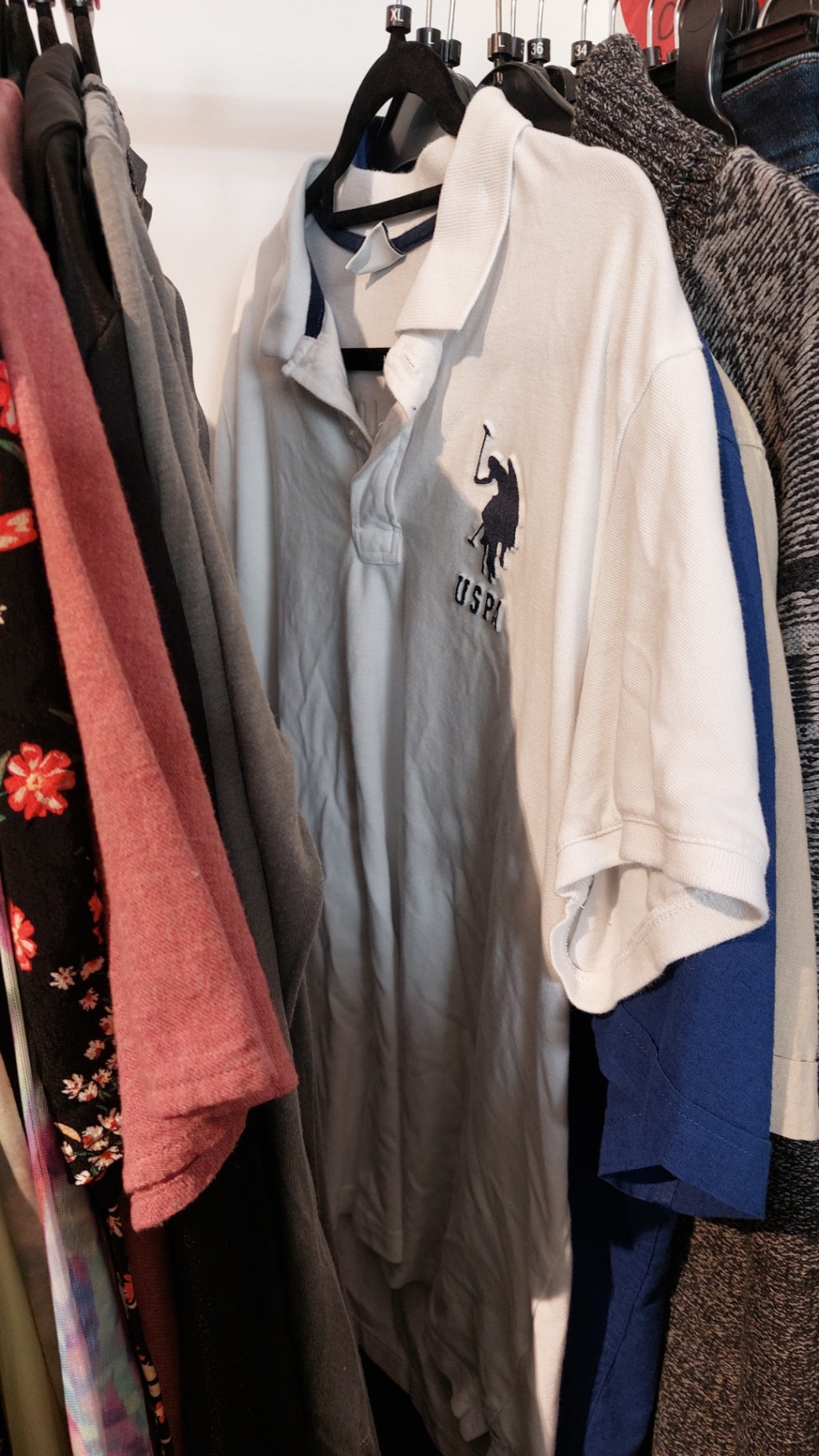 U.S. Polo Assn. Poloshirt Weiß Gr.: XL