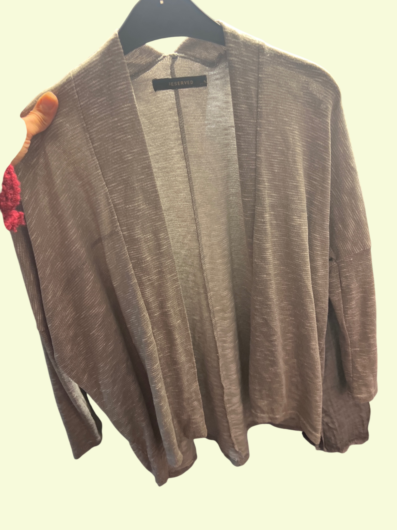RESERVED Strickjacke Grau Gr.: M