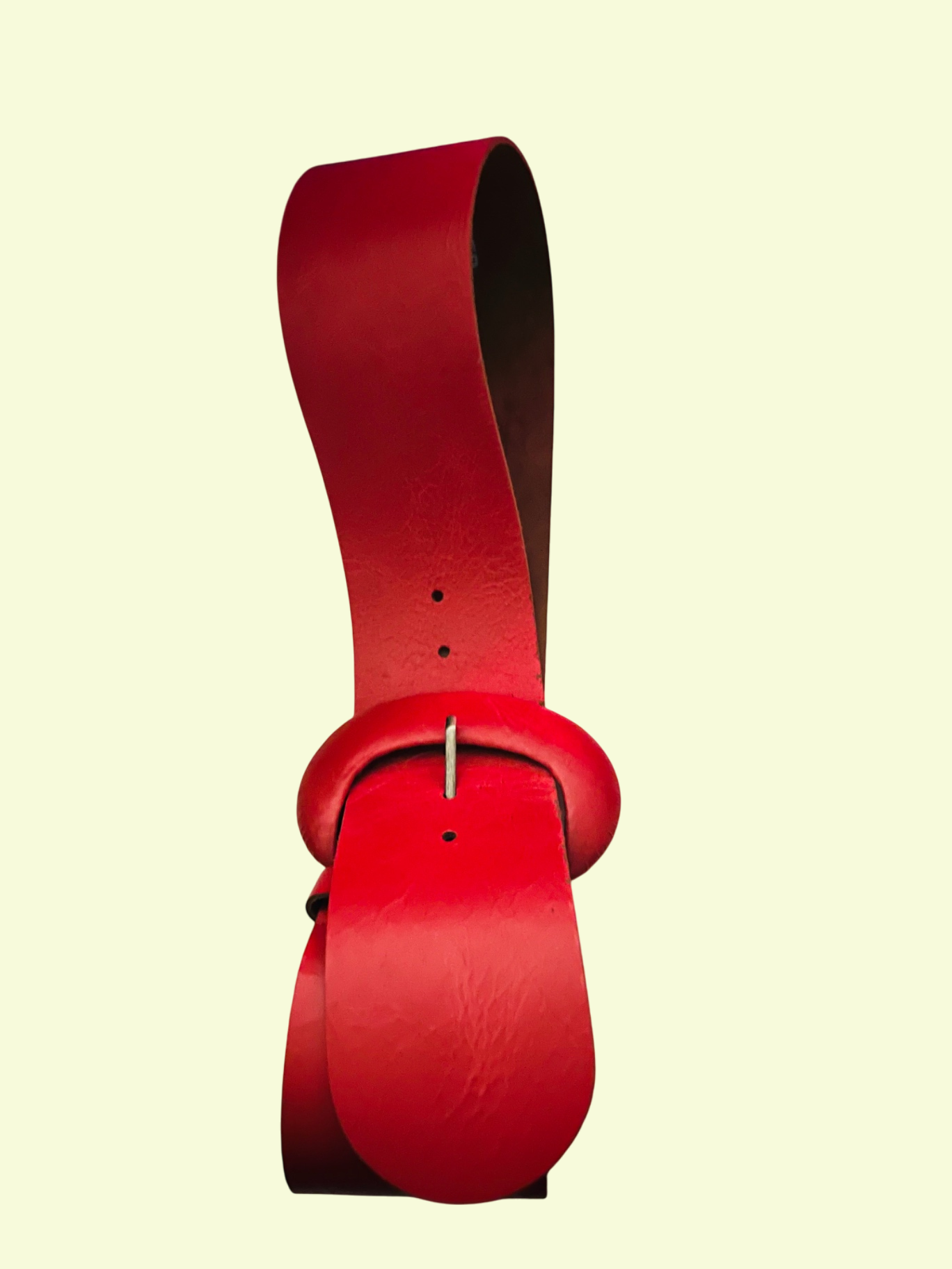 Silvercreek Gürtel Rot Leder