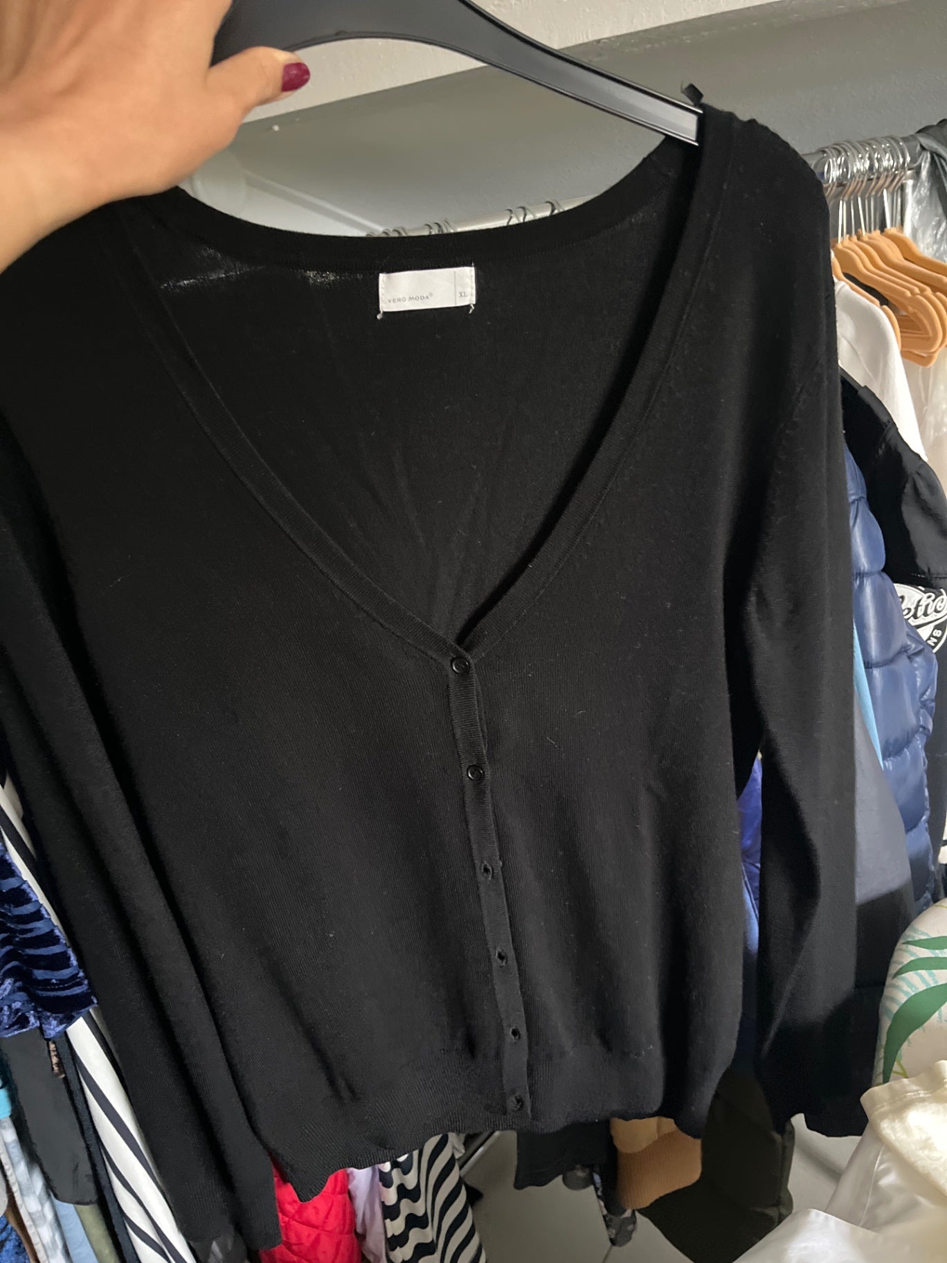 Vero Moda Cardigan Schwarz Gr.: XL