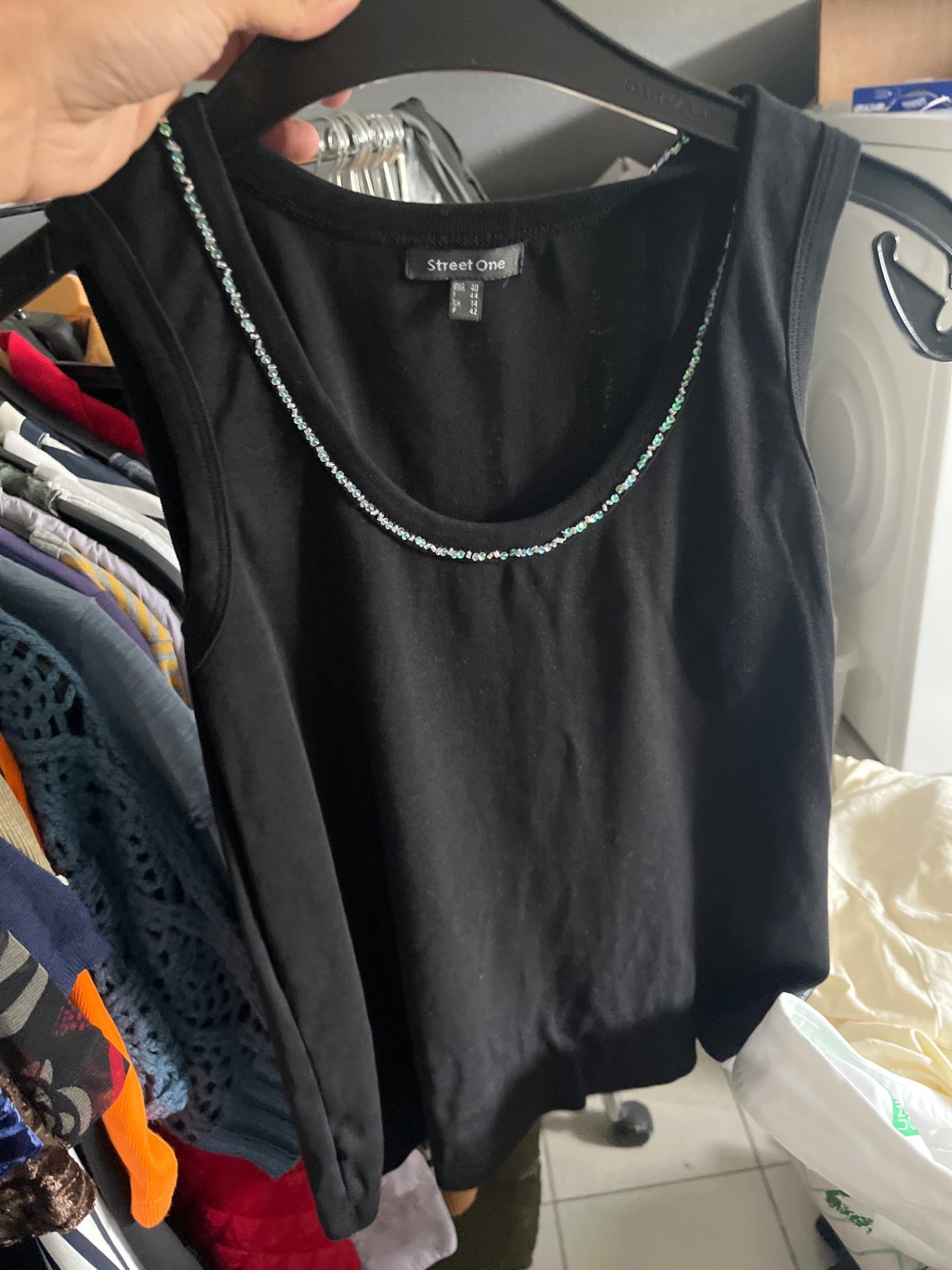 Street One Top Schwarz Gr.: S