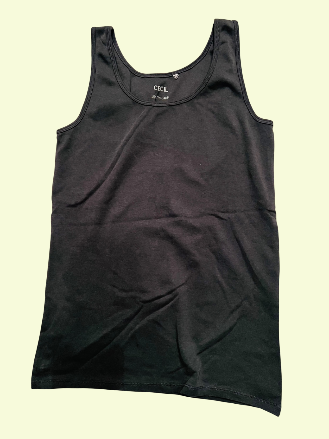 CECIL Top Schwarz Gr.: L