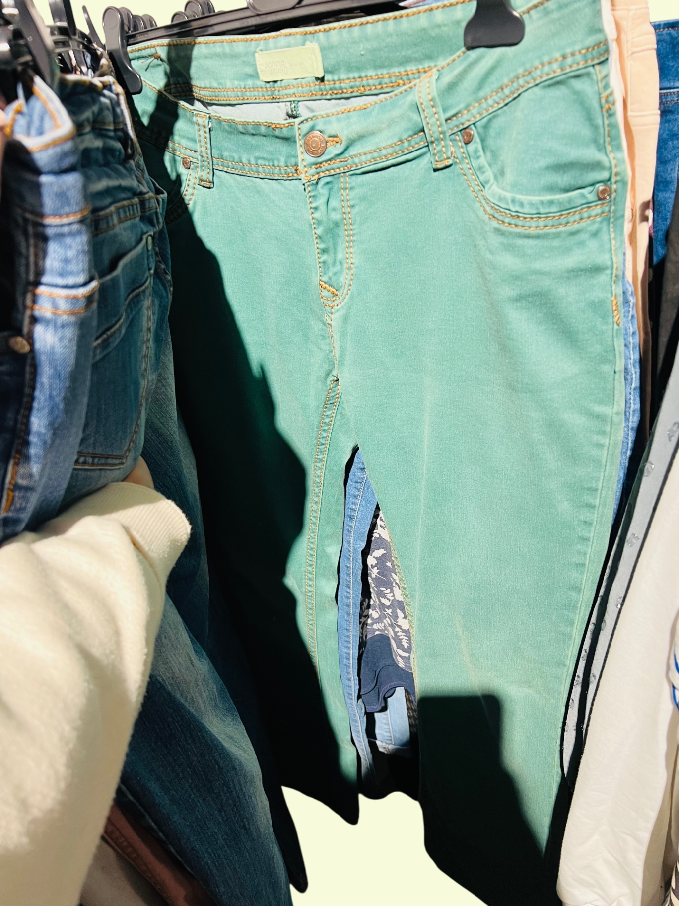 Janina Jeans Hellgrün Gr.: 46