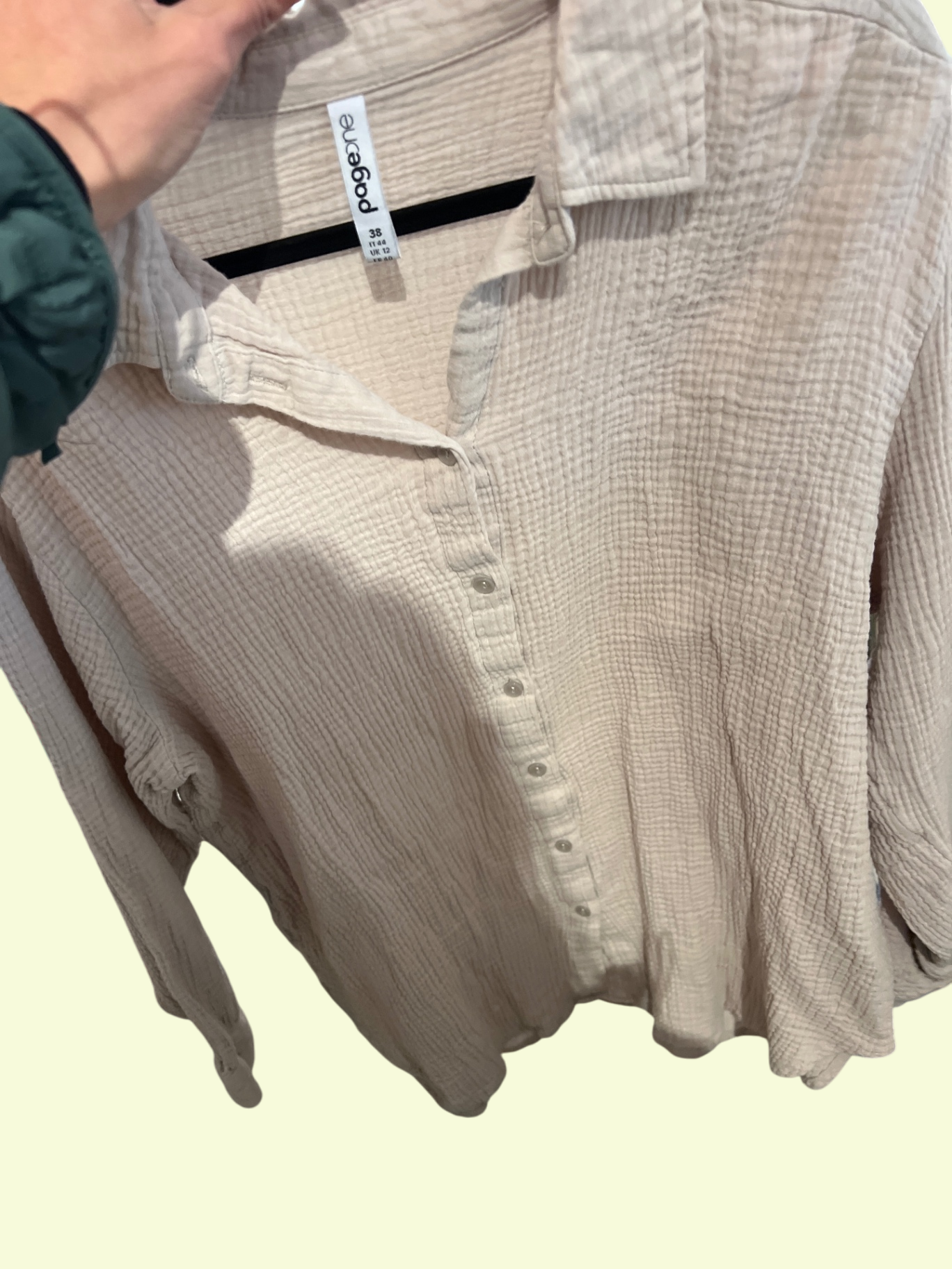 Pageone Bluse Beige Gr.: M