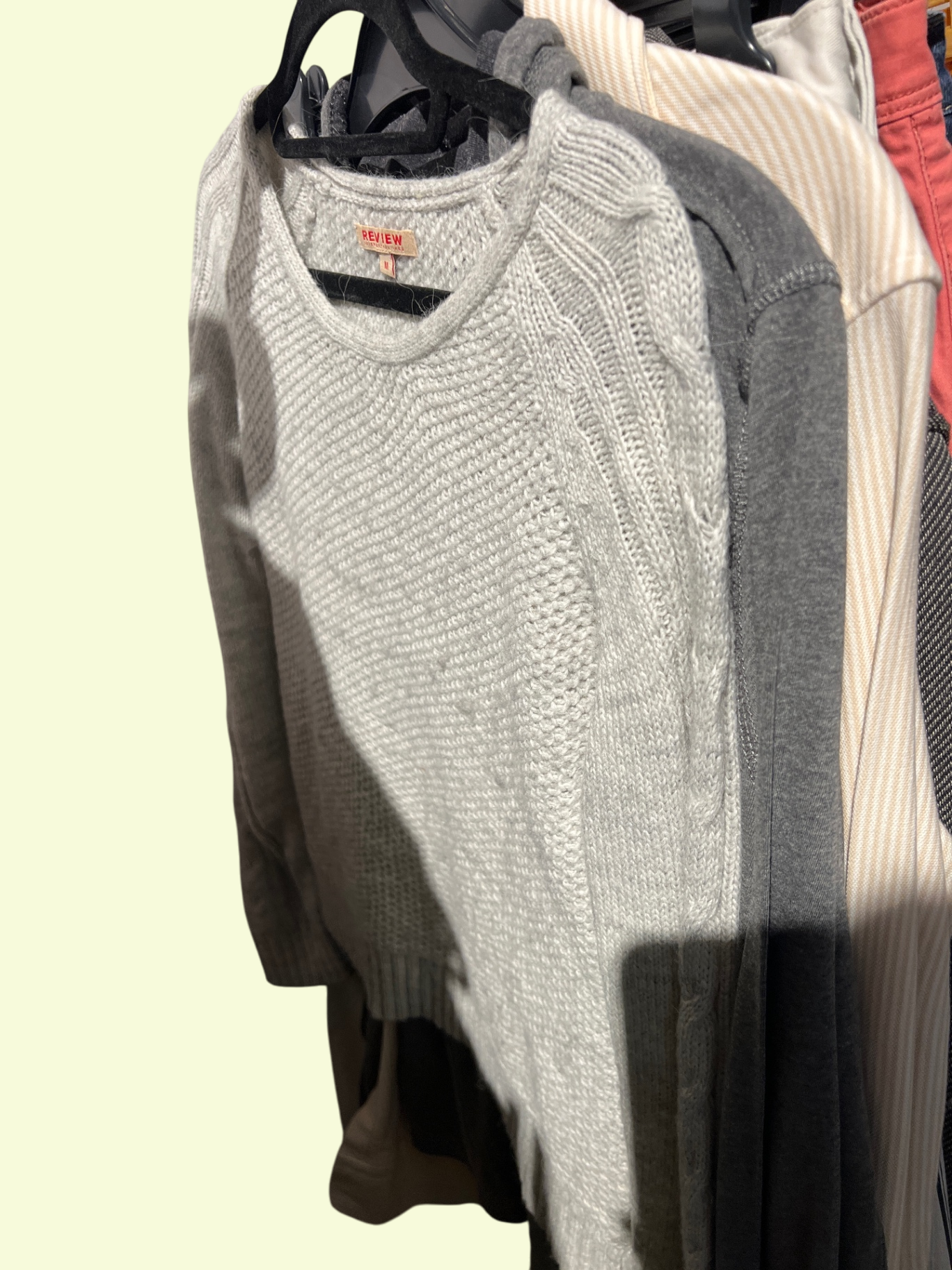 Review Pullover Grau Gr.: M