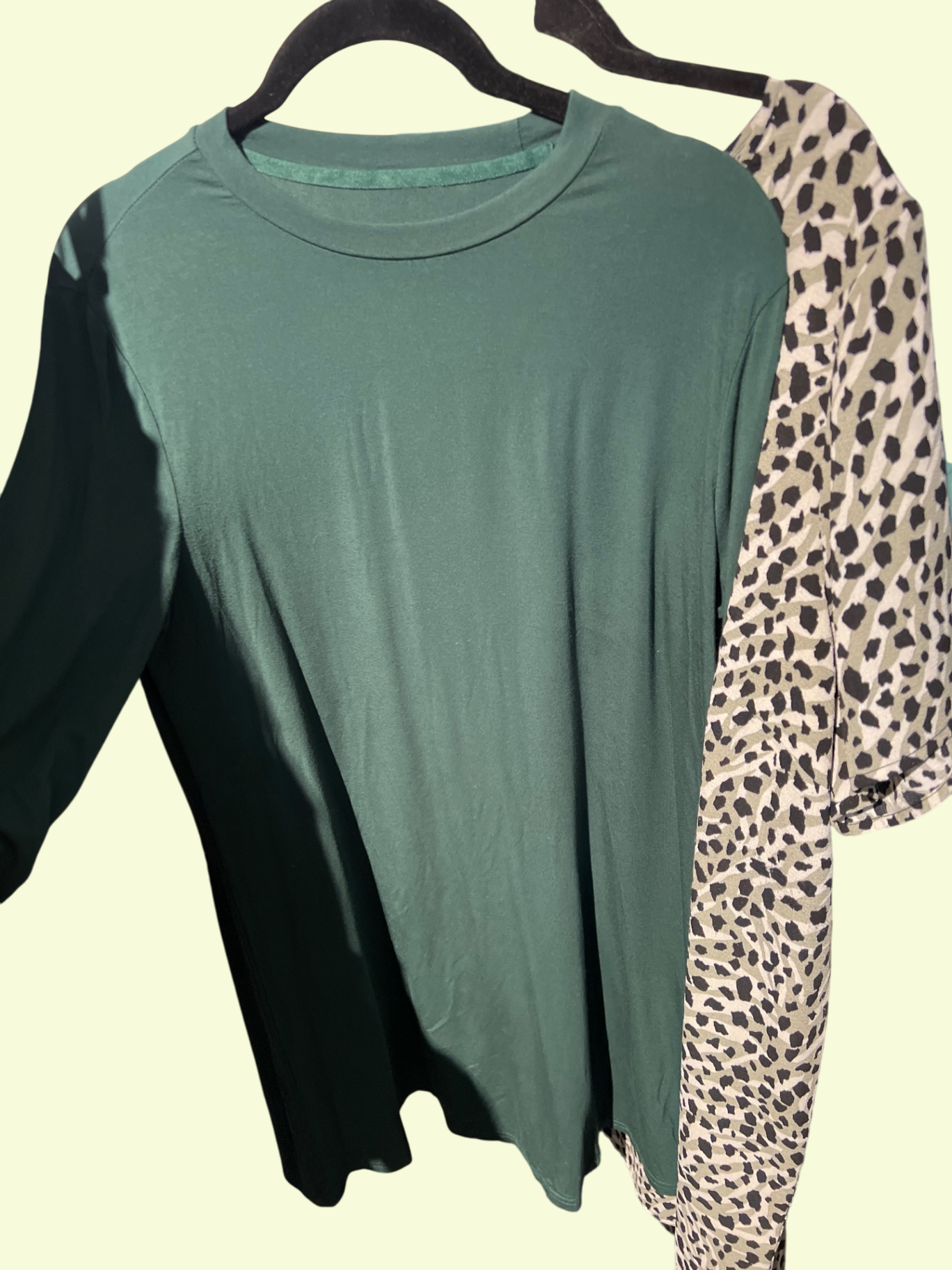 Langarmshirt Grün Gr.: M