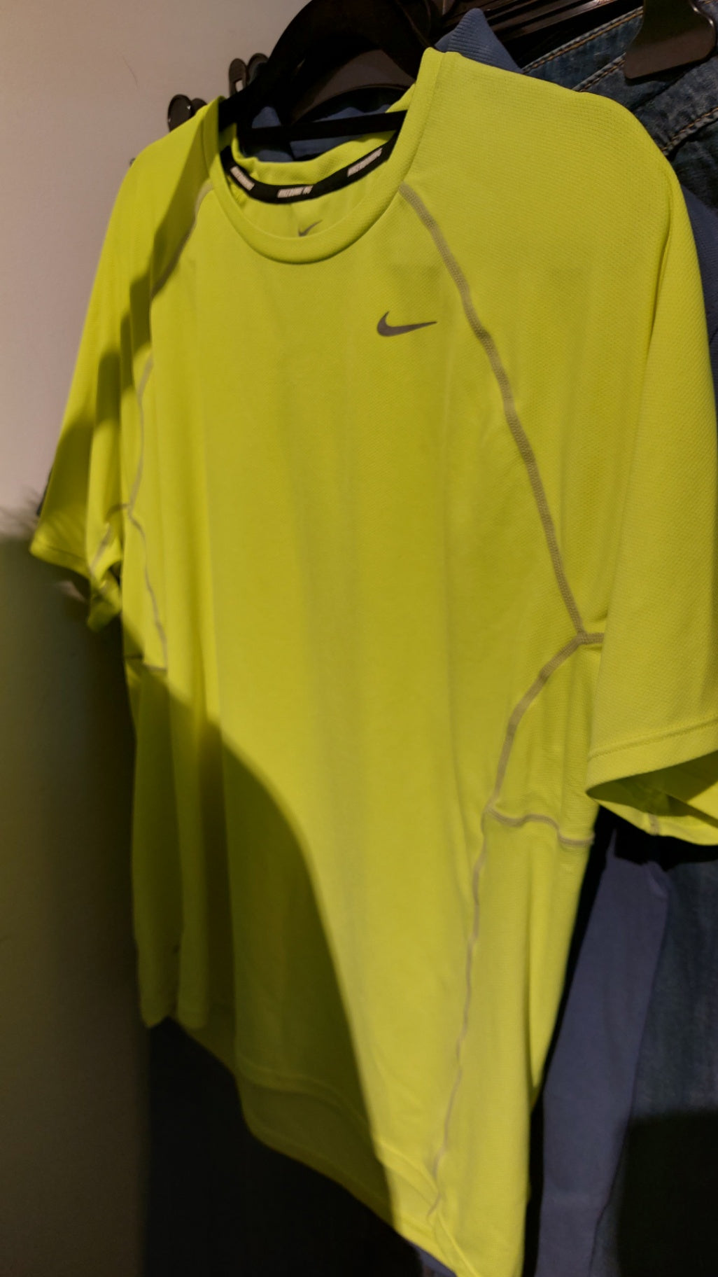 Nike T-Shirt Gelb Gr.: L