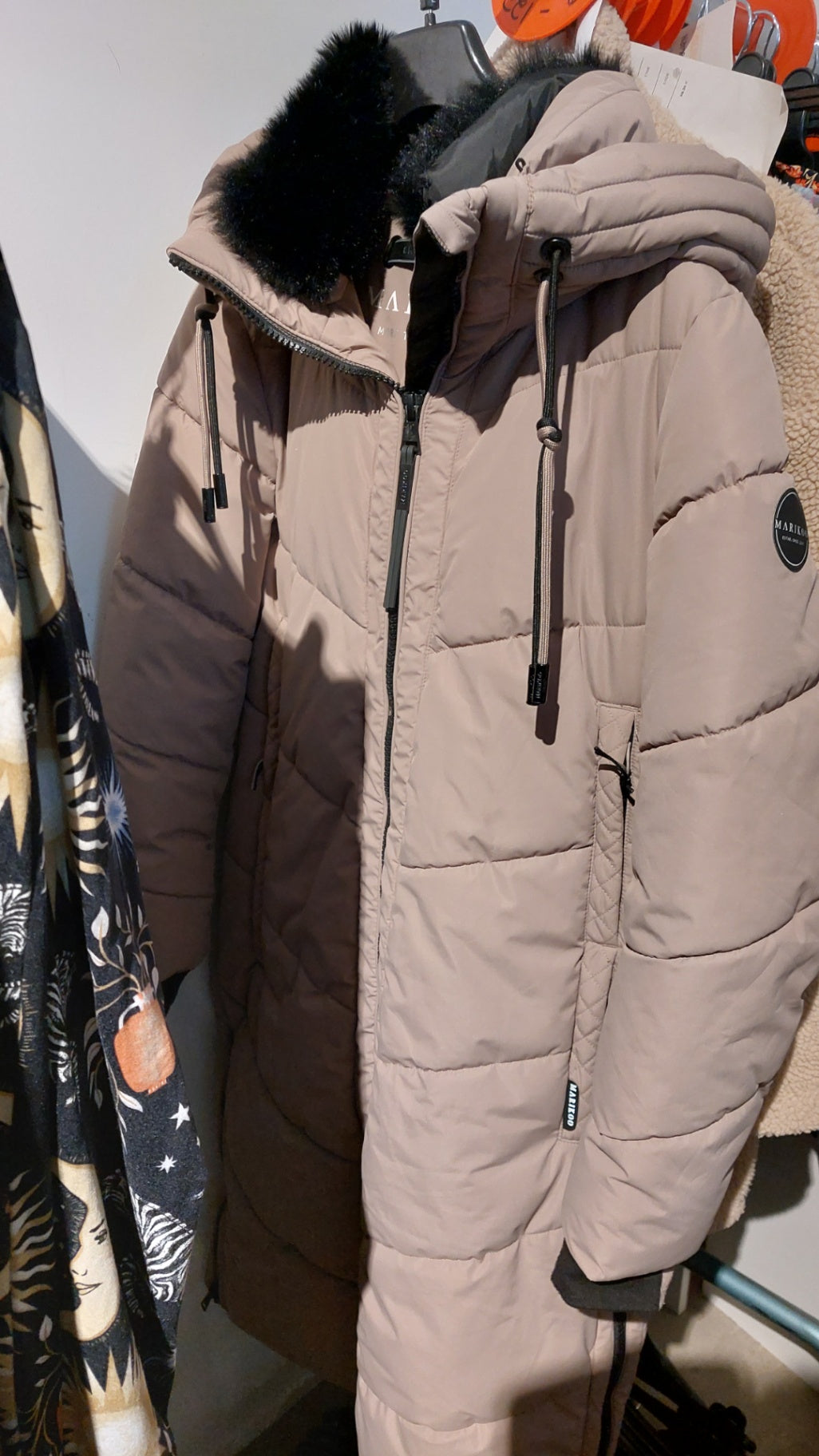Marikoo Wintermantel Beige Gr.: L