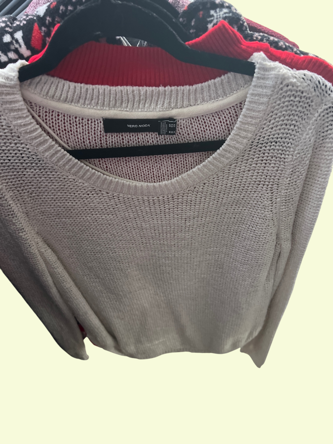 VERO MODA Pullover Beige Gr.: M
