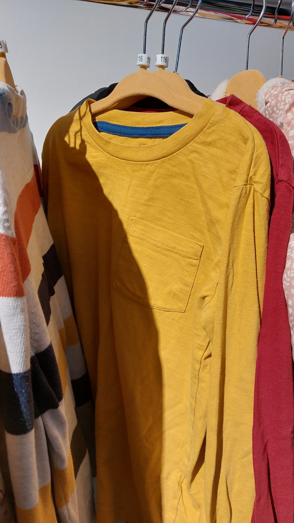 Next Langarmshirt Gelb Gr.: 116