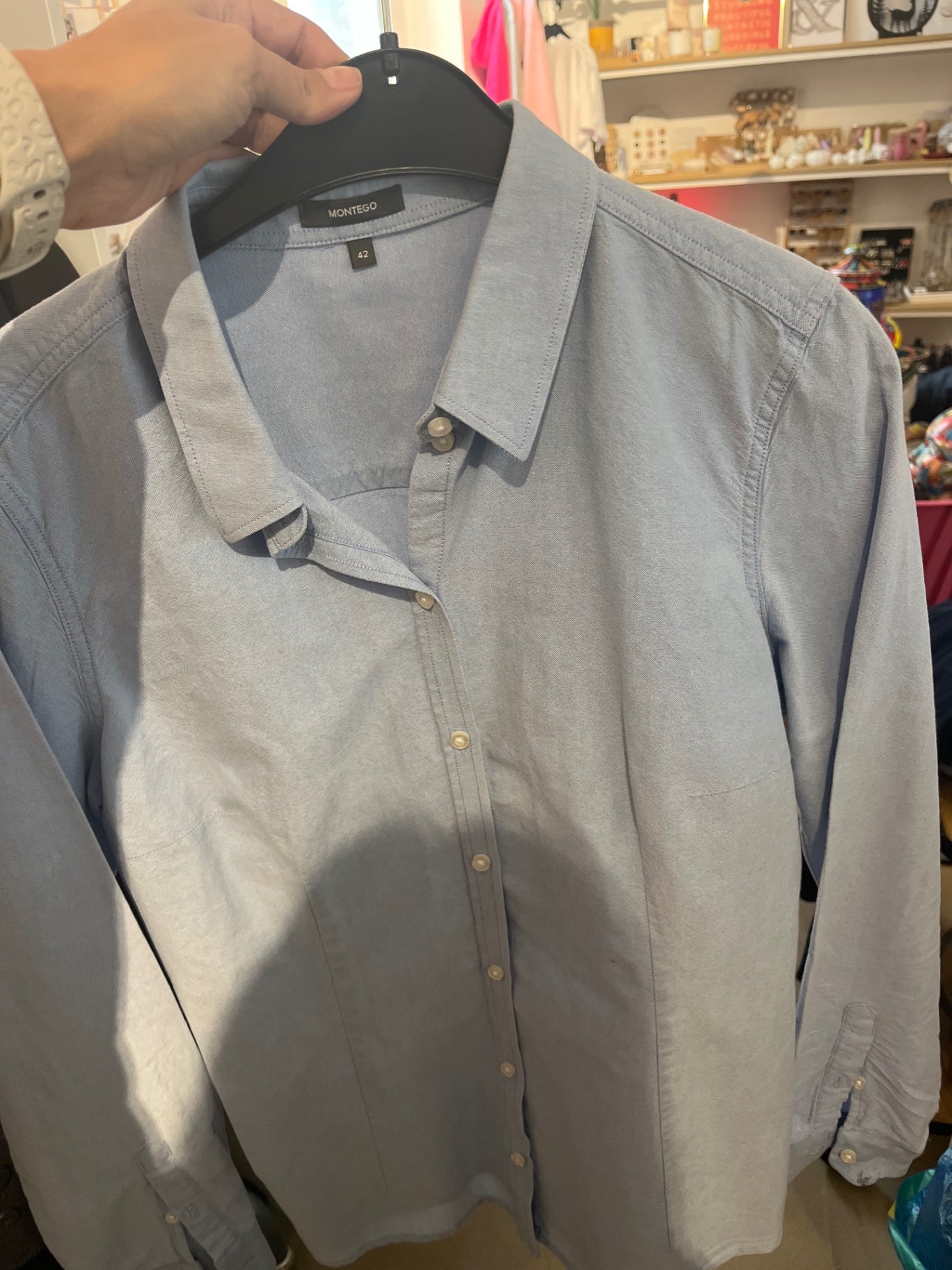 MONTEGO Hemd Hellblau Gr.: 42