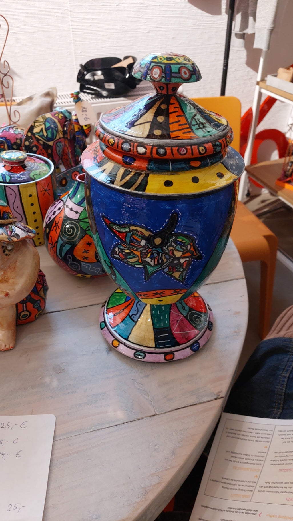 Pop-UP Upcycling Deko Pokal Bunt