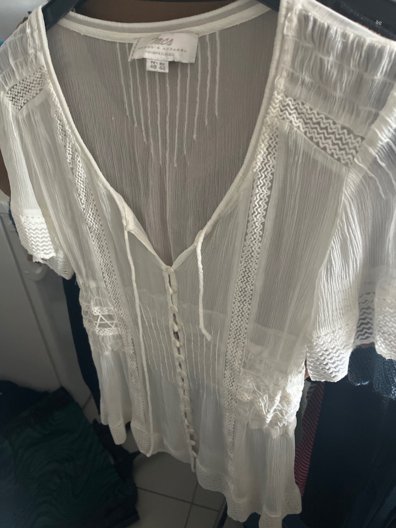 Marlboro Classic Bluse Creme Gr.: M