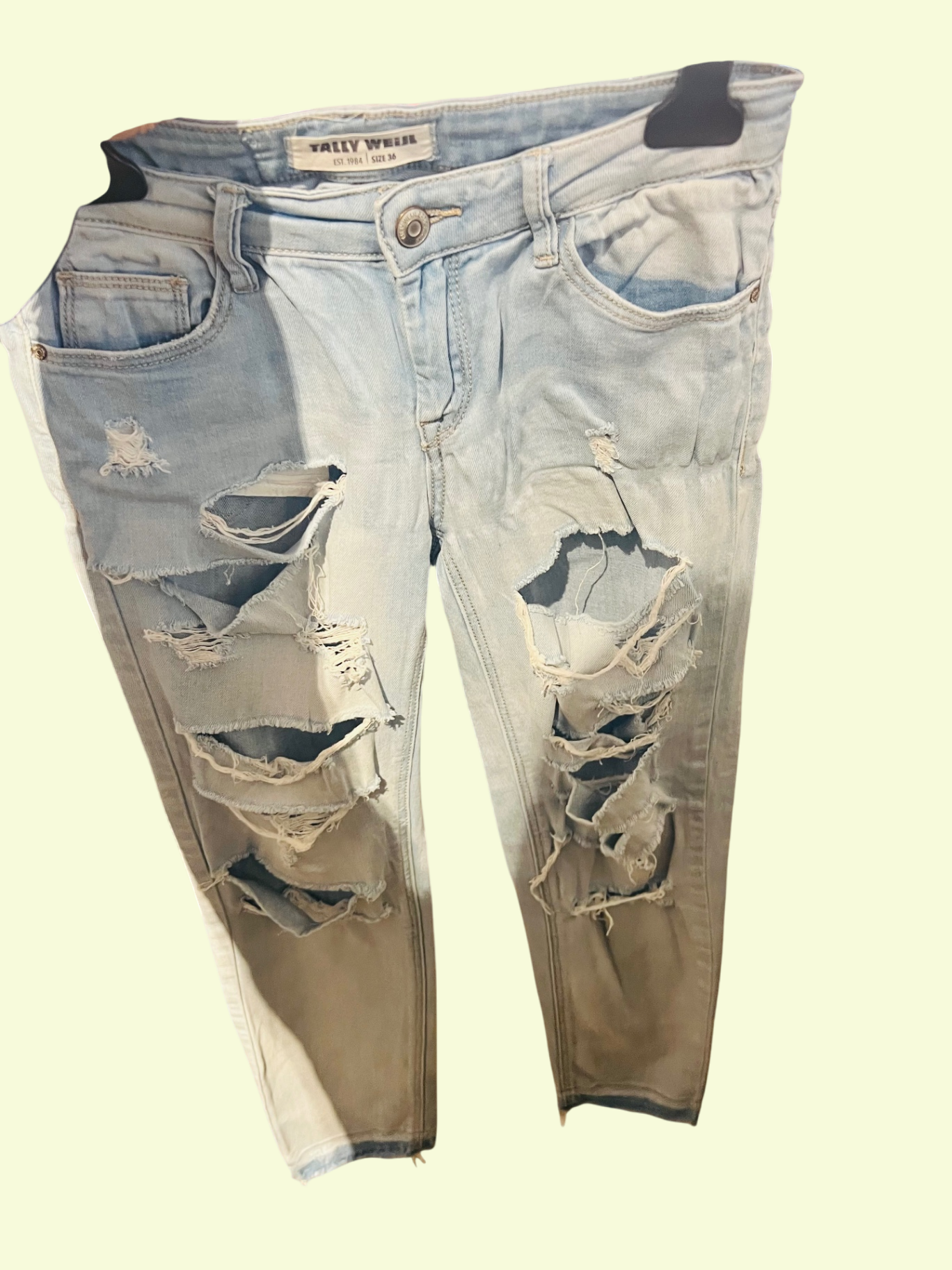 TALLY WEiJL Jeans Hellblau Gr.: S