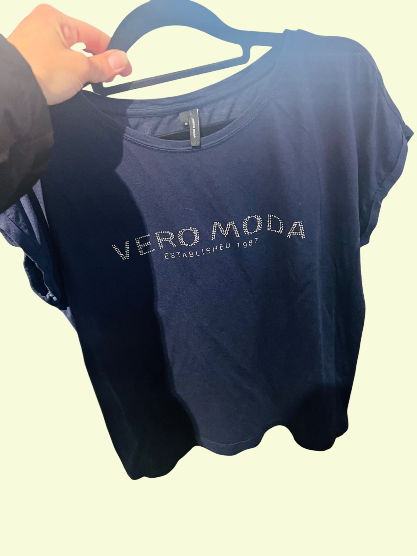 Vero Moda T-Shirt Dunkelblau Gr.: M