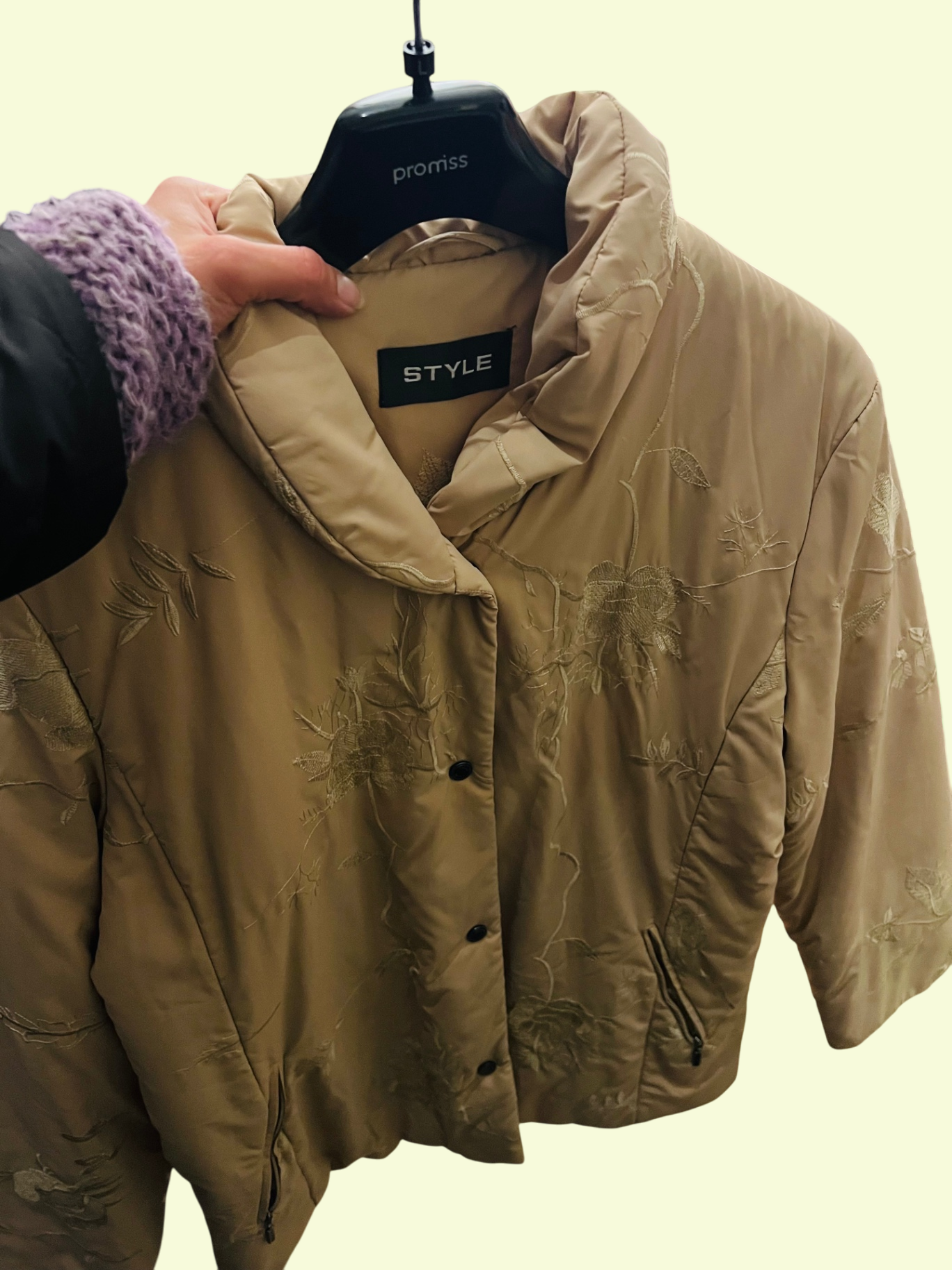 STYLE Jacke Beige Gr.: L