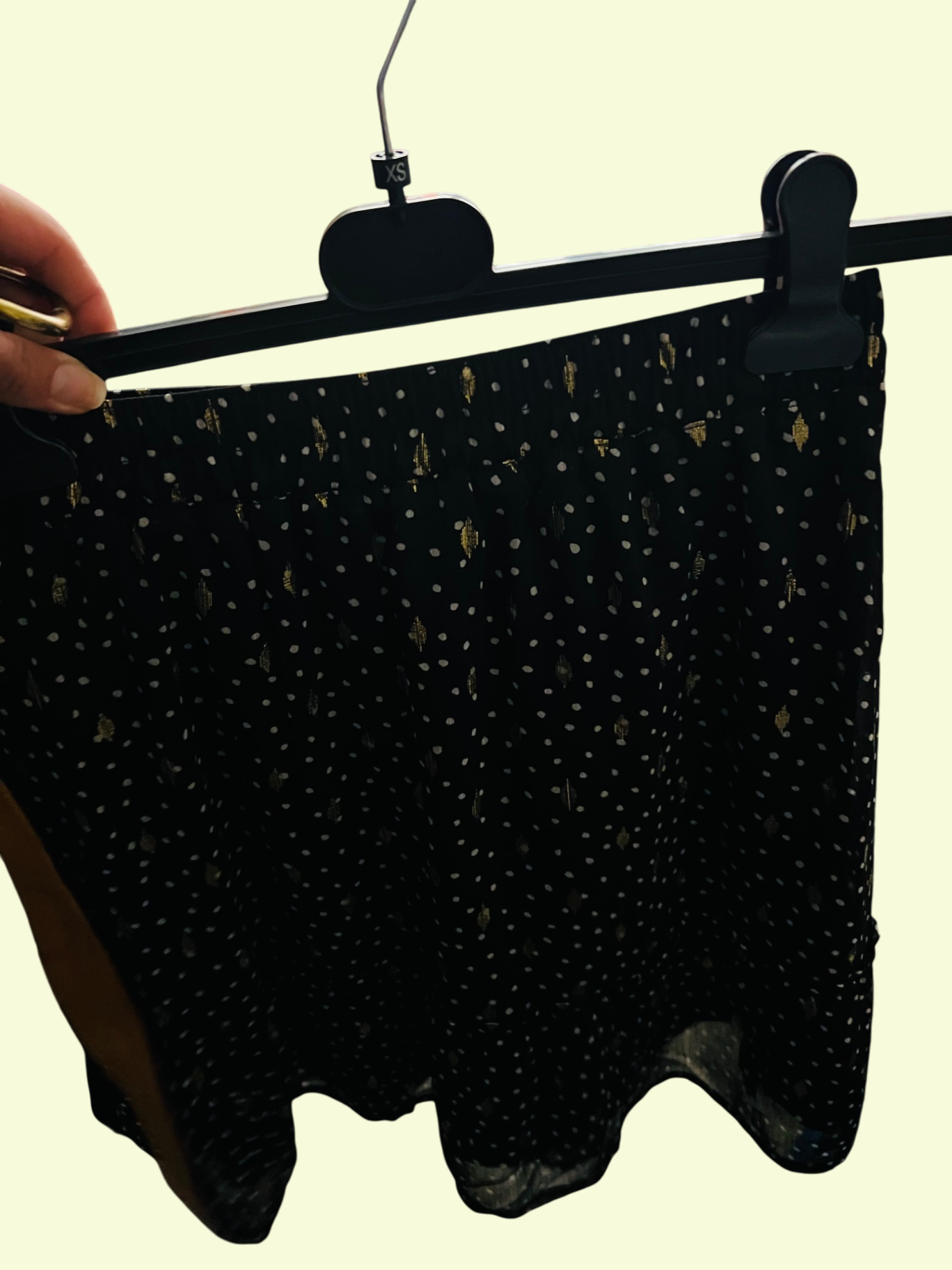 Jean Pascale Rock Schwarz Gold Gr.: XS