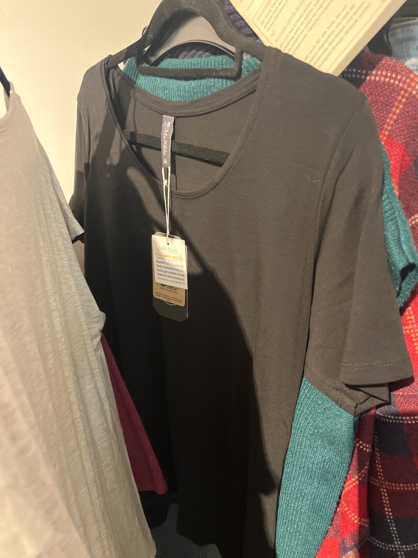 Multiblu T-Shirt Schwarz Gr.: L
