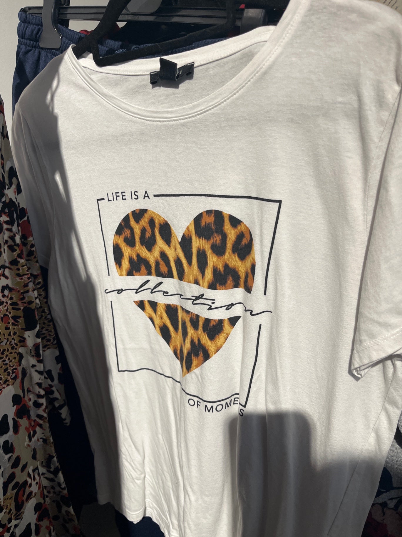 Amisu T-Shirt Weiß Gr.: M