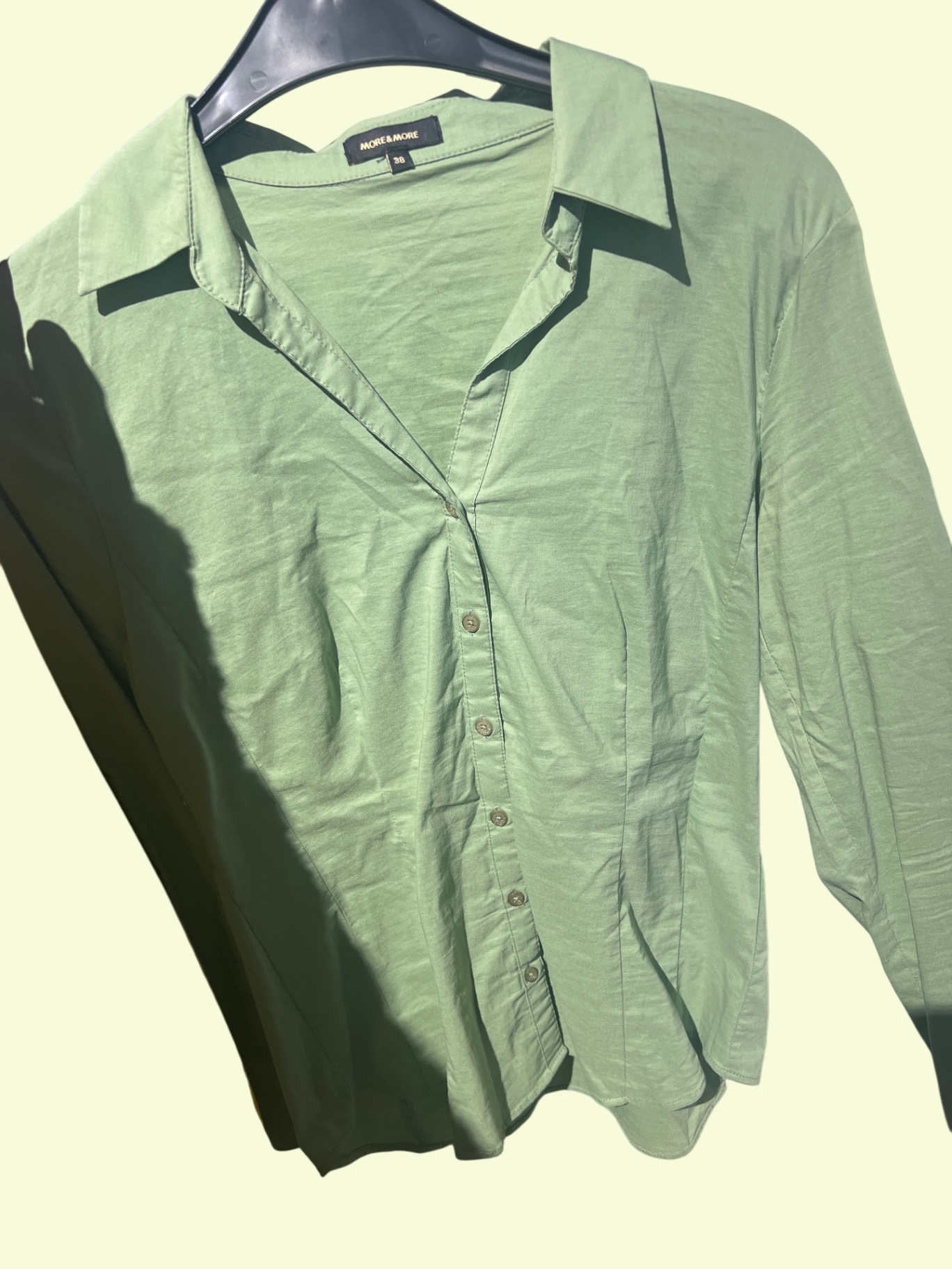 MORE&MORE Bluse Hellgrün Gr.: M