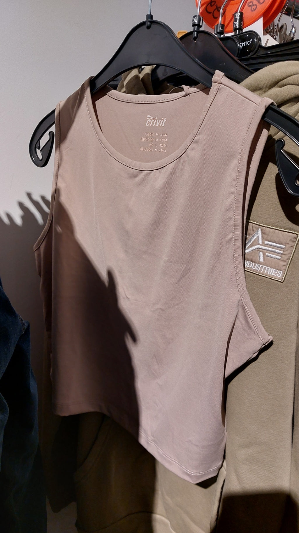 Crivit Sport Leggings Beige Gr.: M