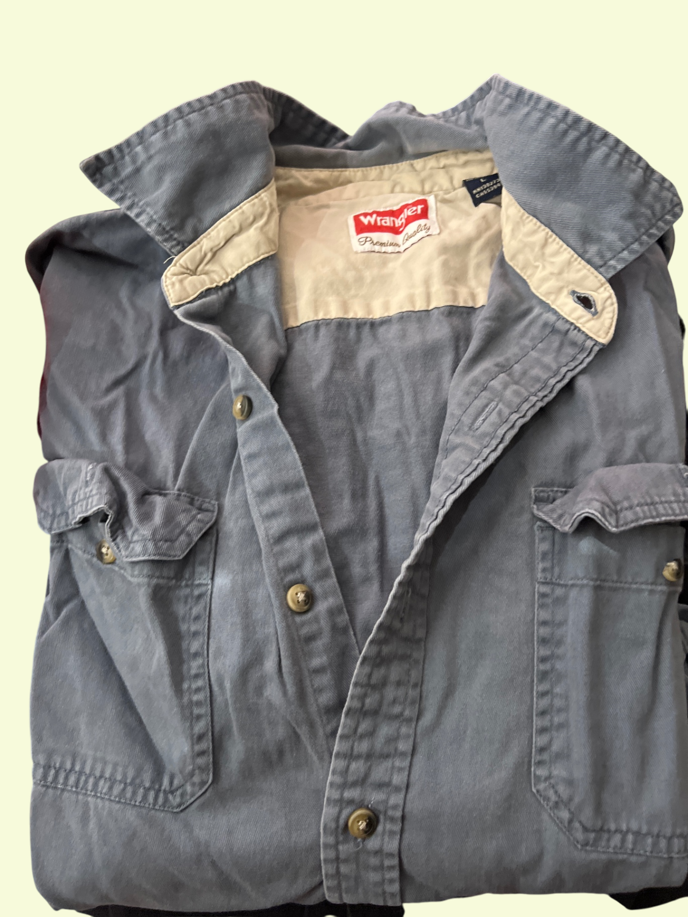 Wrangler Hemd Grau Gr.: L
