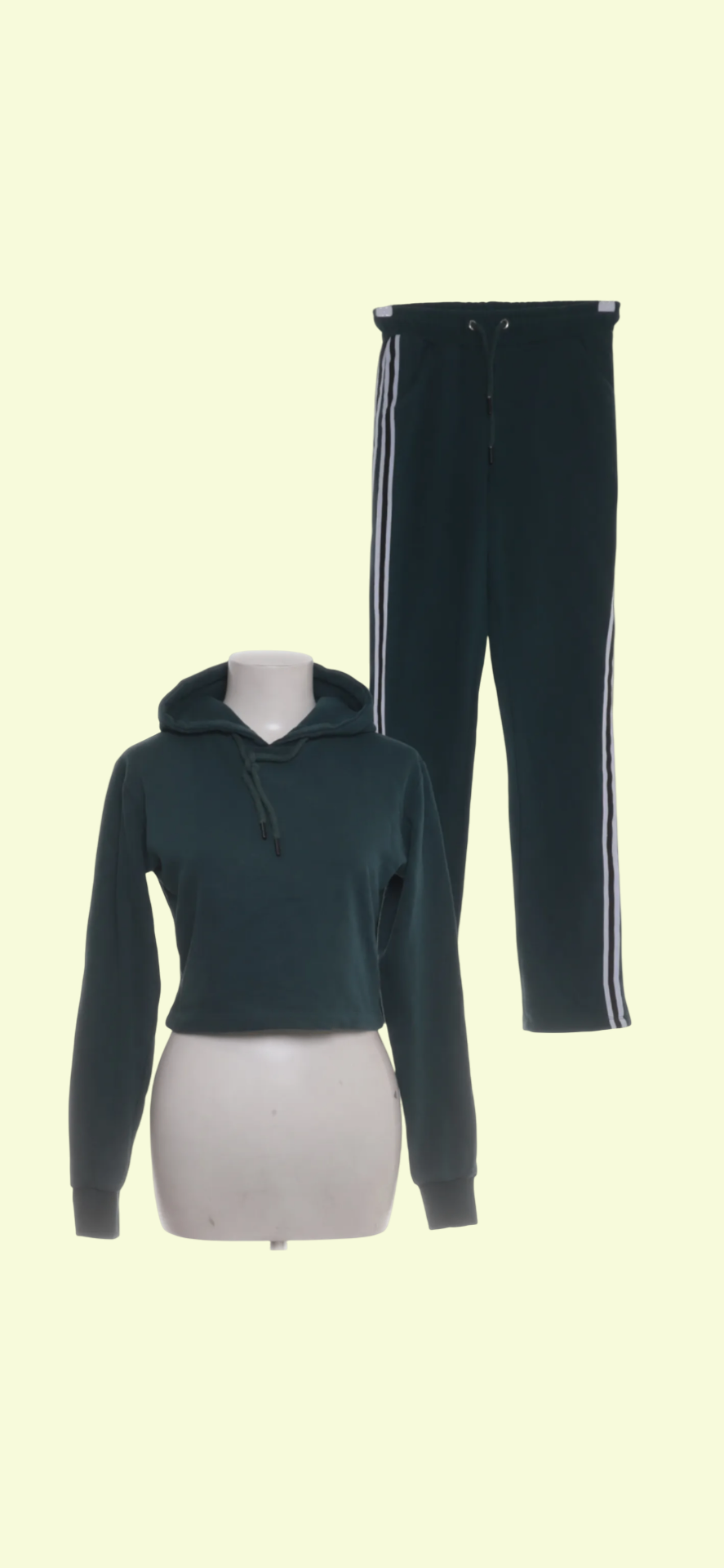 Chiquelle Sweatshirt SET Dunkelgrün Gr.: S