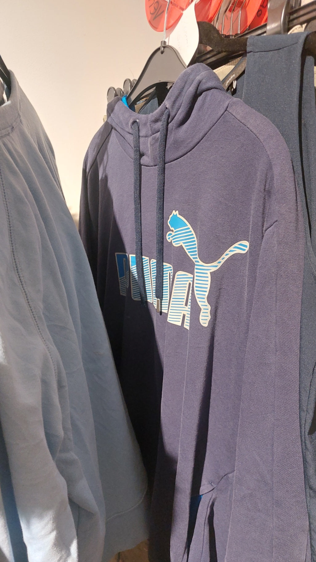 Puma Hoodie Dunkelblau Gr.: XL