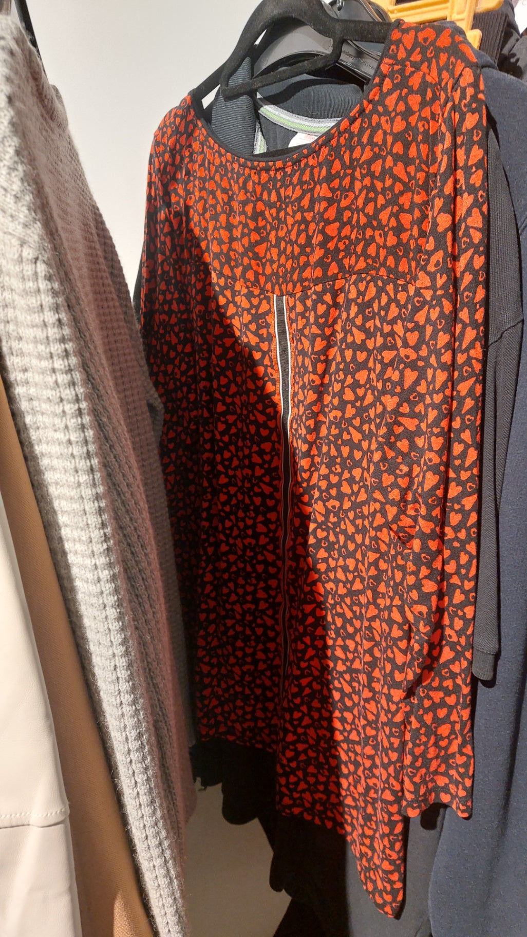 Street One Bluse Rot/Schwarz Gr.: M