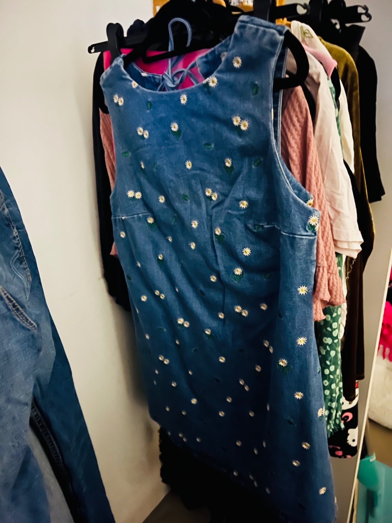 H&M Jeans Kleid Blau Gr.: L