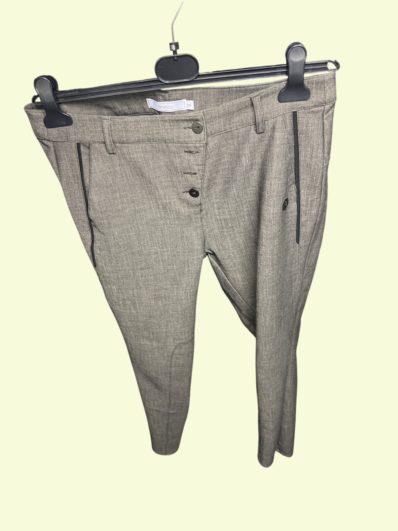 Fransa Hose Grau Gr.: 38