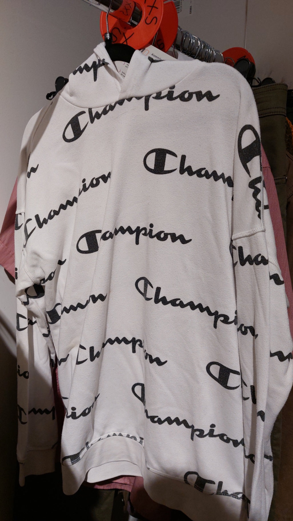 Champion Hoodie Weiß B-Ware Gr.: XXL