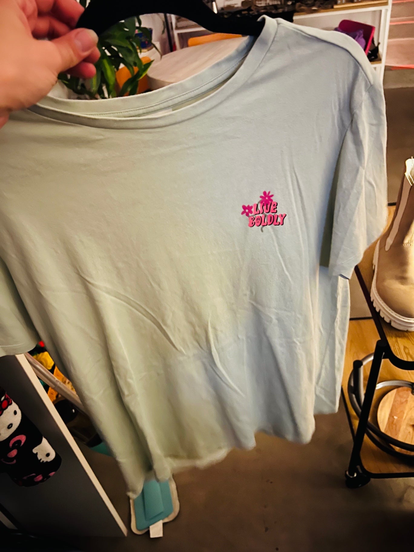 Tara T-Shirt Hellgrün Gr.: L