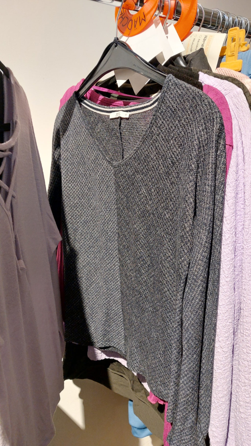 EDC Langarmshirt Grau Gr.: XS