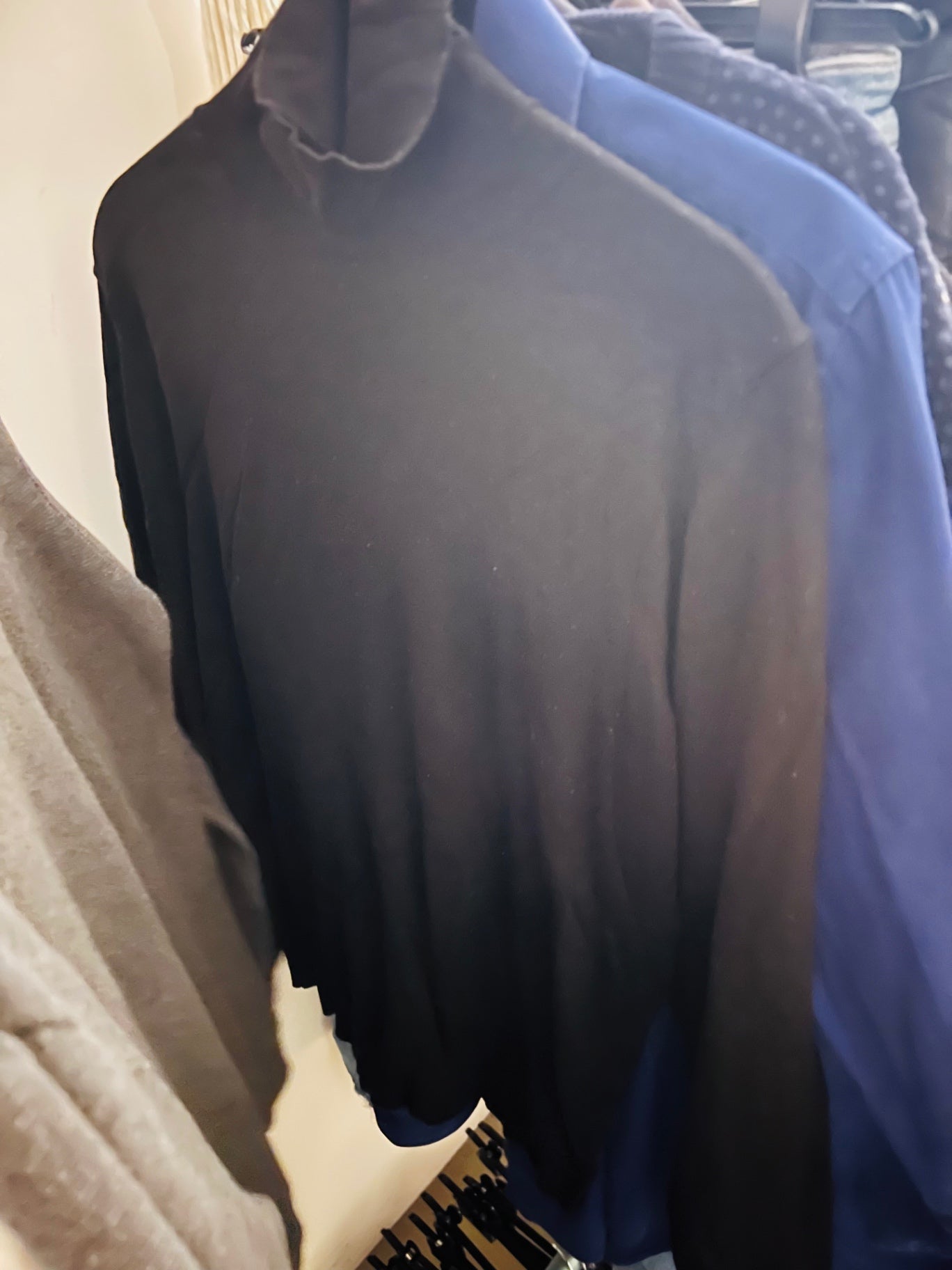 Zara Rollkragenpullover Schwarz Gr.: M