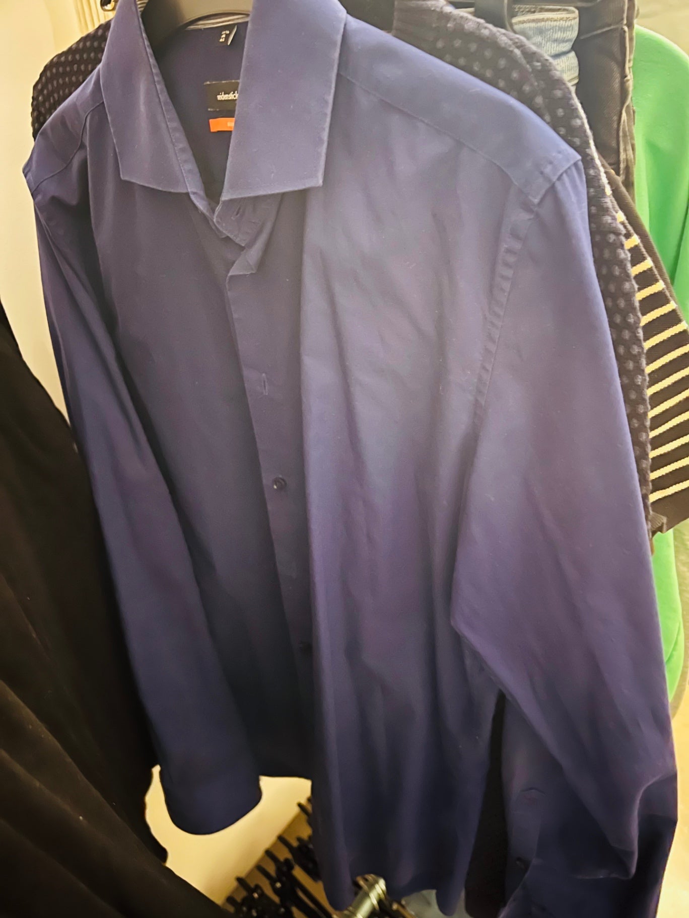 Seidensticker Hemd Blau Gr.: M