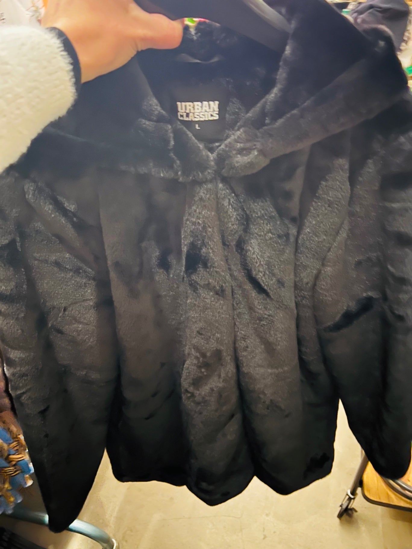 URBAN CLASSICS Jacke Schwarz Gr.: L