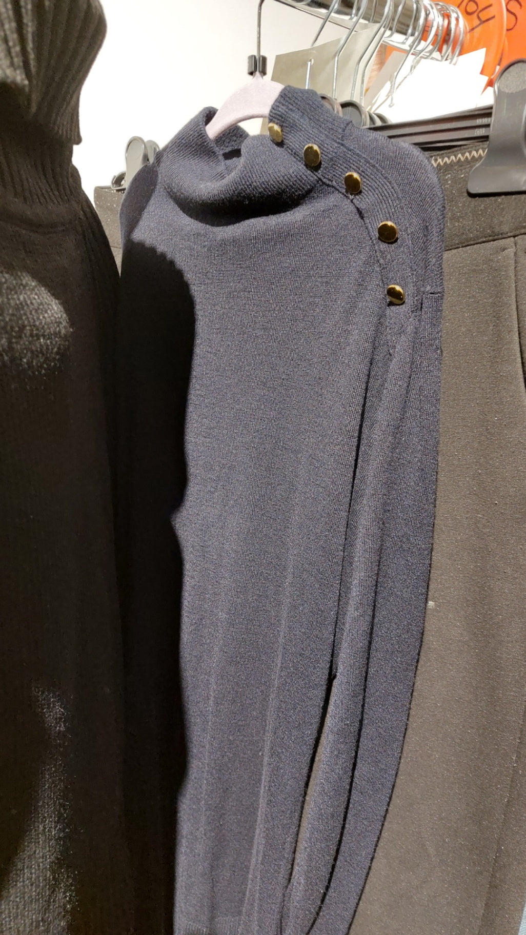 H&M Langarmshirt Dunkelblau Gr.: S