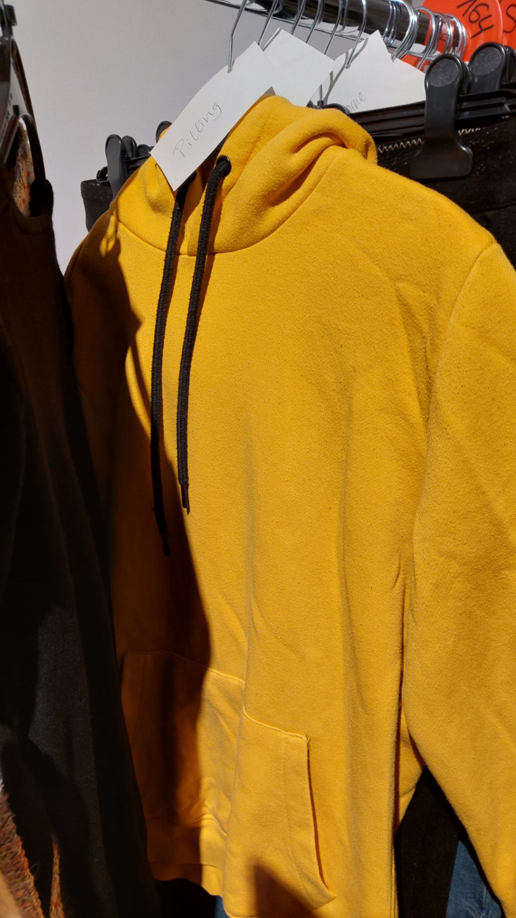 Hoodie Gelb B-Ware Gr.: M