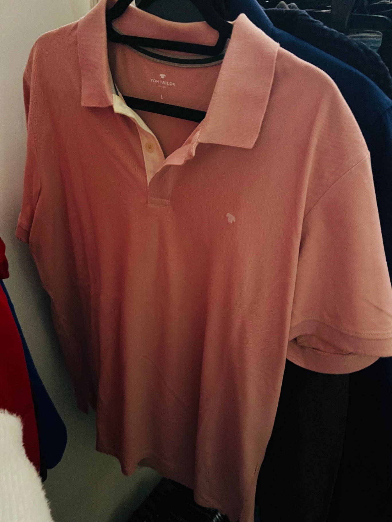 Tom Tailor Poloshirt Rosa Gr.: L