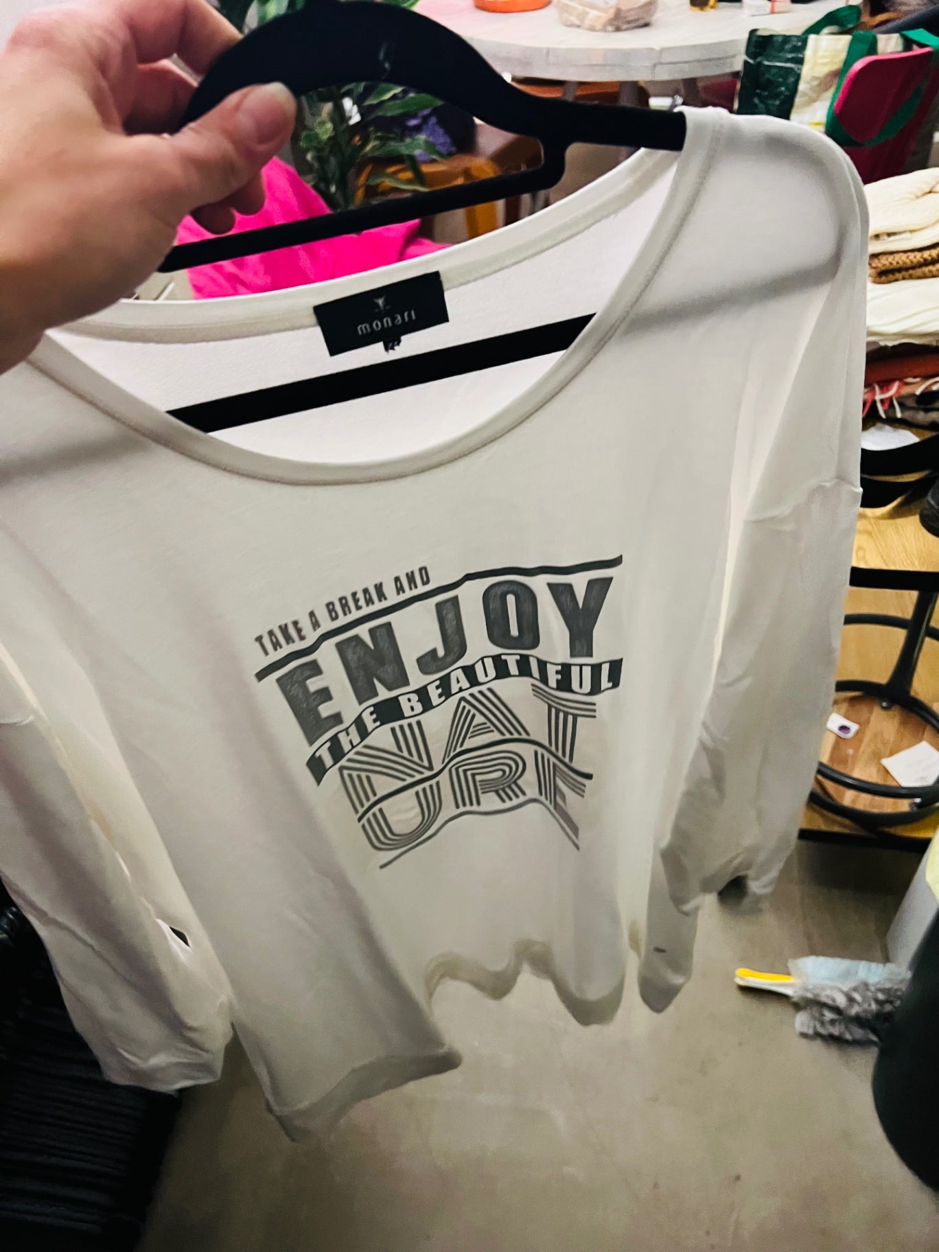 Monari T-Shirt Weiß Gr.: XL