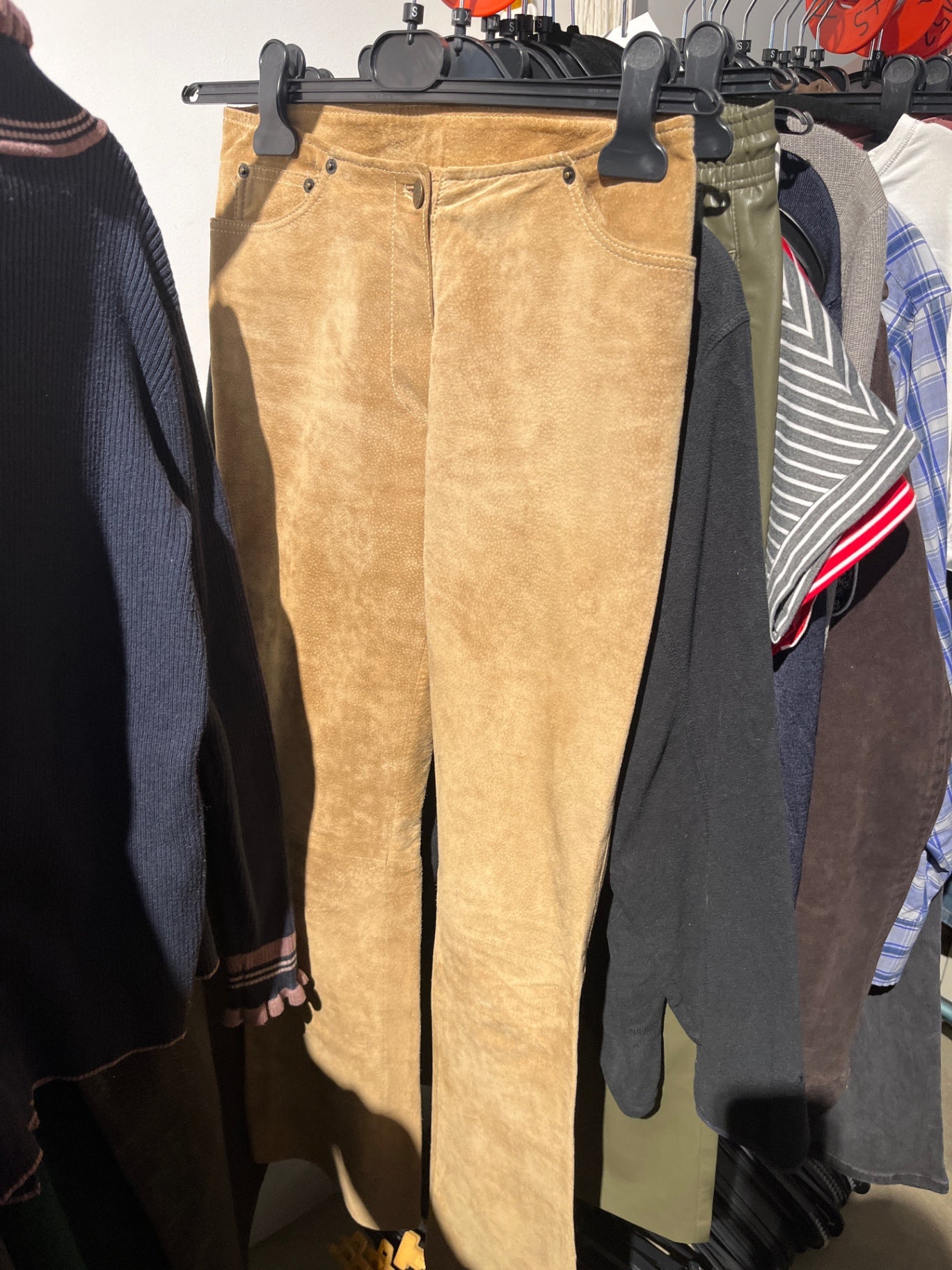 Gipsy Lederhose Beige Gr.: S